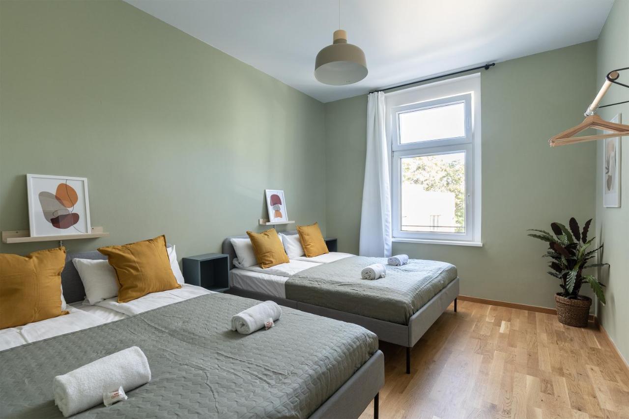 Apartment Direkt Im Zentrum Fuer Bis Zu 6 Personen Bahnhofsnah Leipzig Buitenkant foto